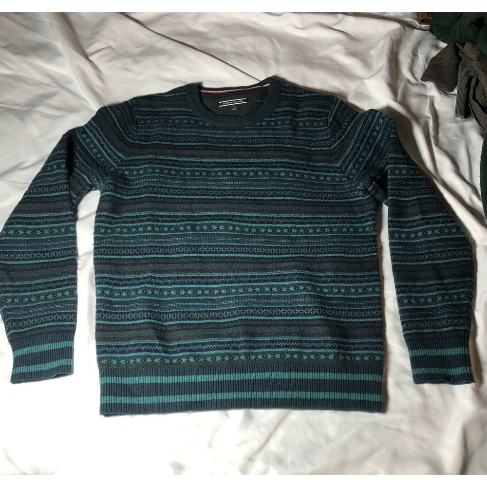 TOMMY HILFIGER Fair Isle Wool Blend Sweater‎